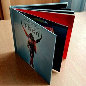 michael jackson this is it hardback digi pak 2 cd set & booklet - r&b pop rock